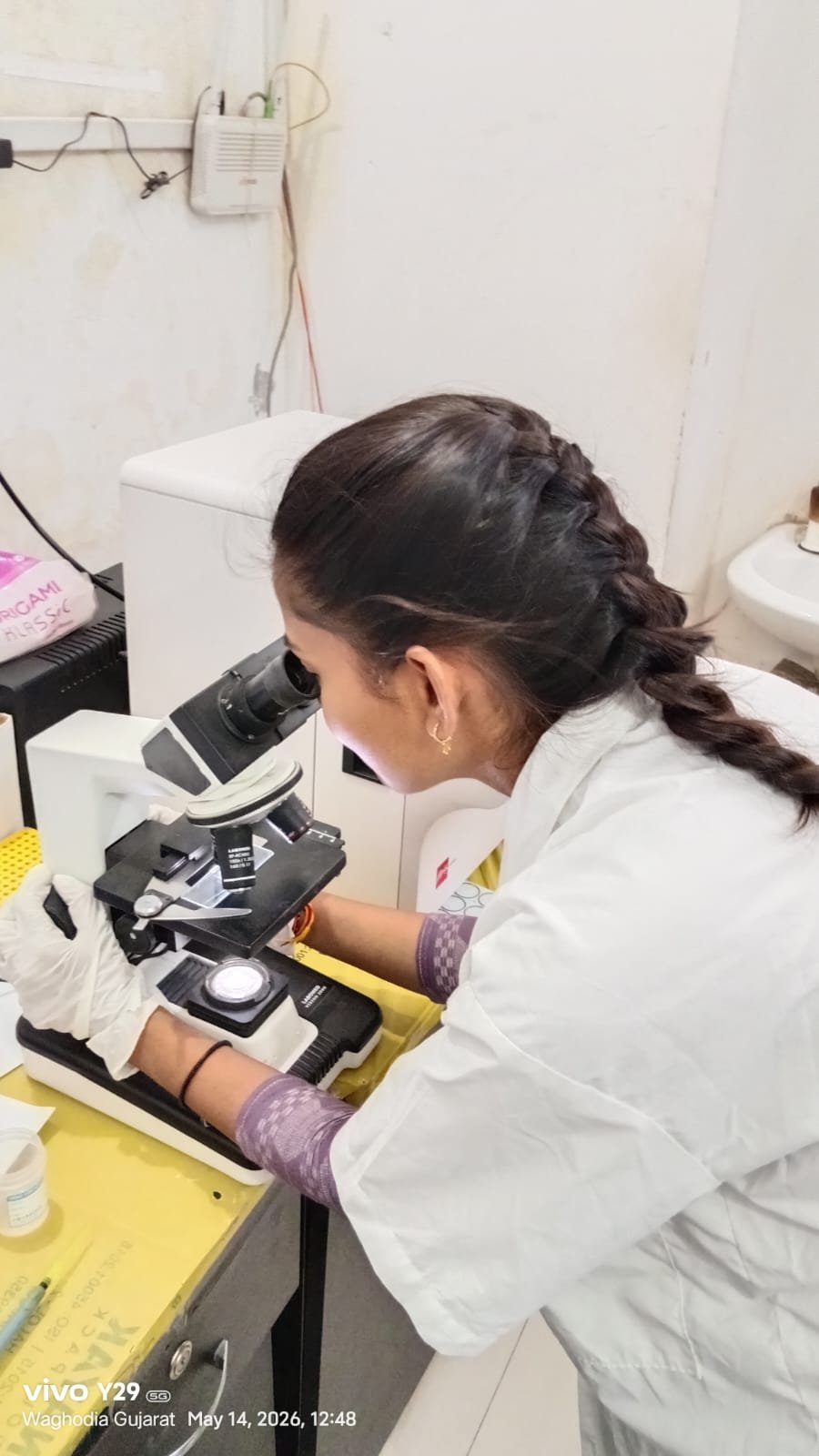 Cytology — slide examination by Ms. Priyanka Desai